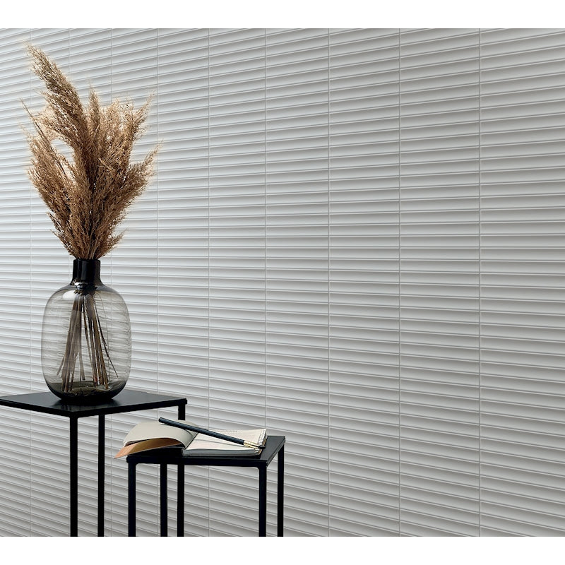 White Matchstick Concave Matte $12.99/sqf 17.28sqf/box