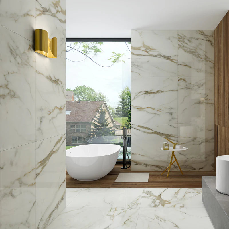 24"x24" N. Calcatta Gold Polished Tile $4.99/sf 15.5 sf/box