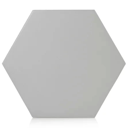 Hex Collection- 10'' Basic Grey Hex $5.99/sqf