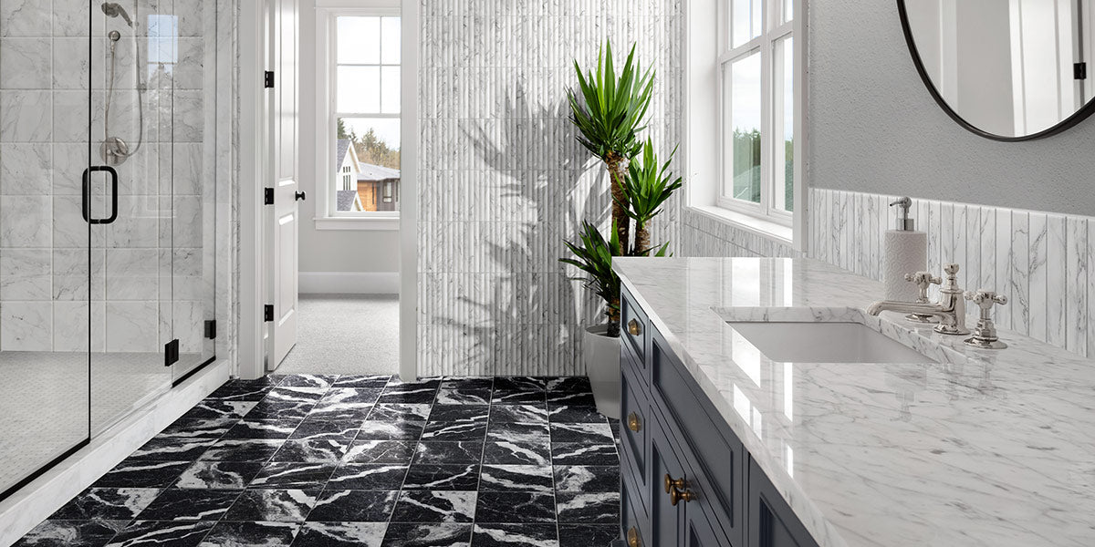 10" x 10" Puro Nero Marquinia $6.99/sf 13.45 sqf/box