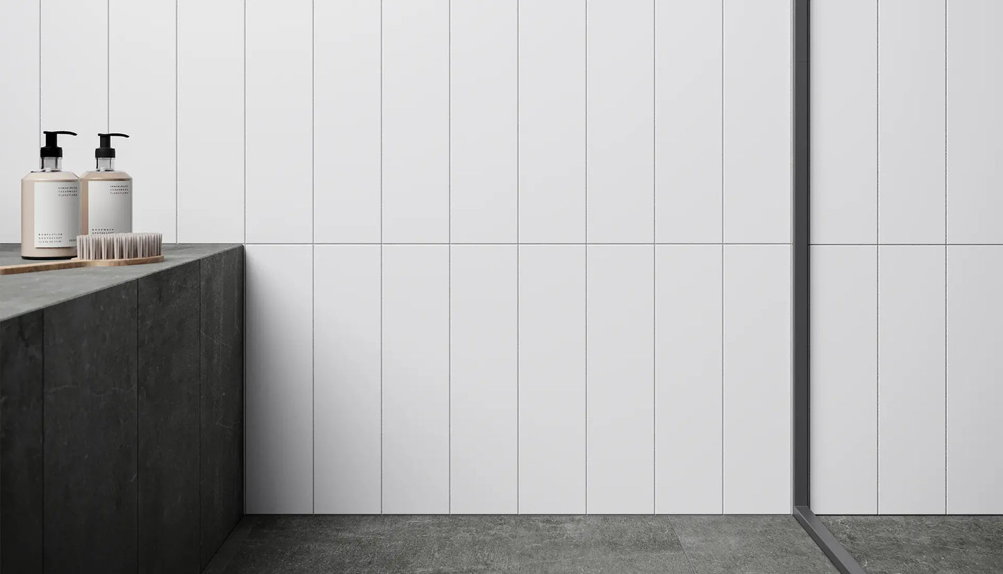 4 x 16 Soho Canvas White Matte Tile $3.99/sf 10.76 sf/box