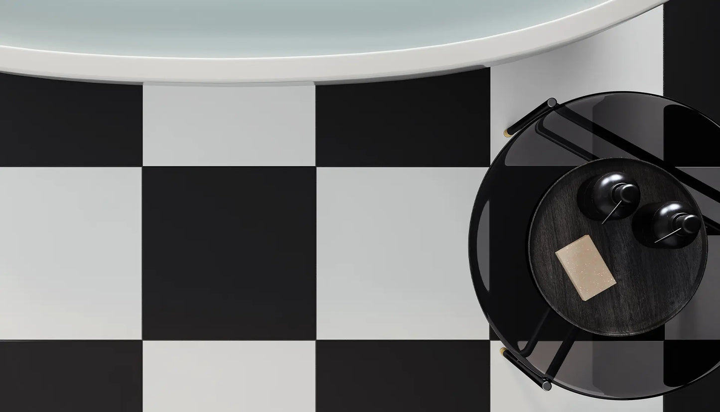 13" x 13" Satin Black Matte Porcelain Tile $2.99/sqf 12.92sq/Box