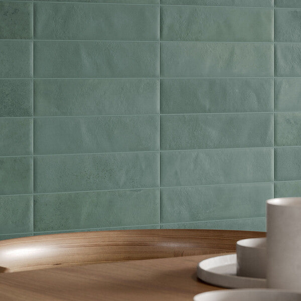 2.5" x 9.5" Cera Verde Foresta Matte $12.99/sqft