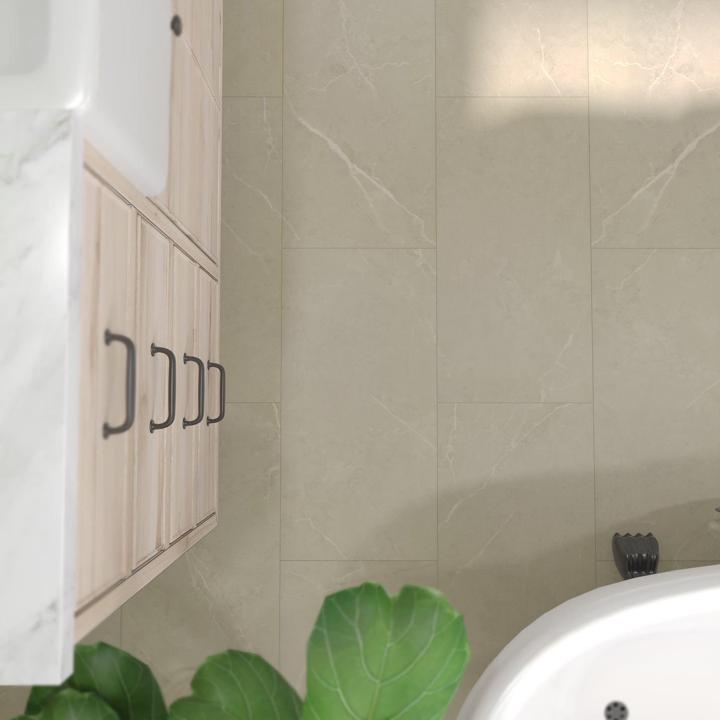 12"x24" Essence Vinyl Tile (pad attached) $2.99/sf 19.38 sf/box