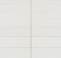 4" x 12" Basto Glossy White Wall Tile $5.79/sqf 10.55sq/Box