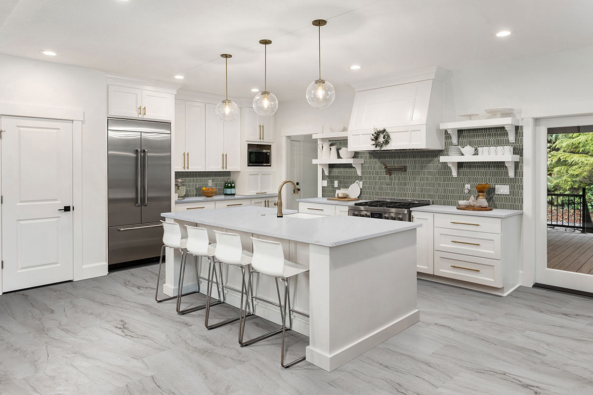 12"x24" Quarzo Taj Vinyl Tile (pad attached) $3.69/sf 19.38 sf/box