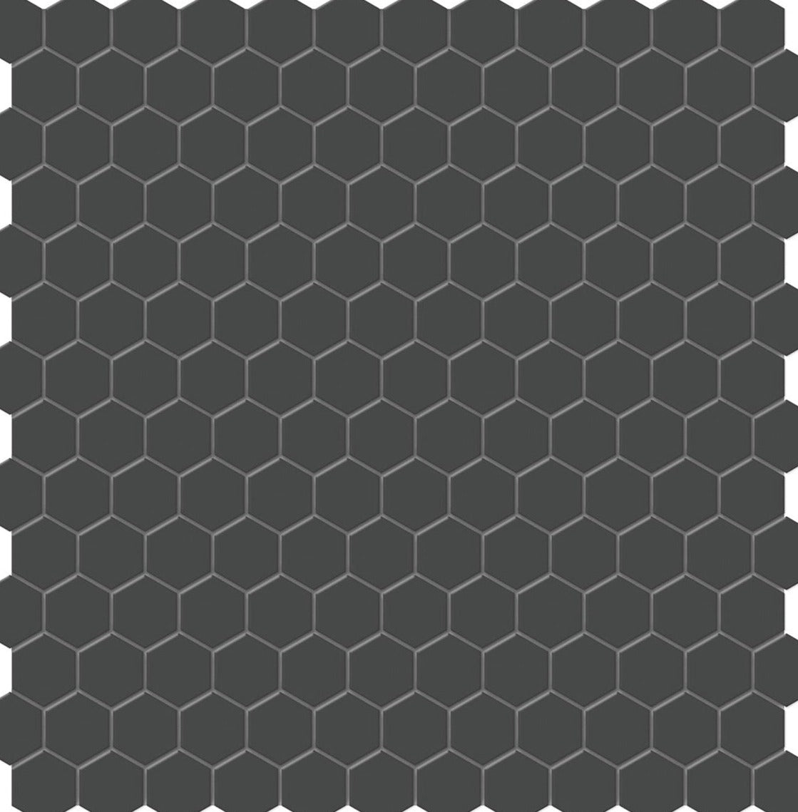 Hex Collection- 1'' Retro Black Nero Hexagon $6.59/sqf