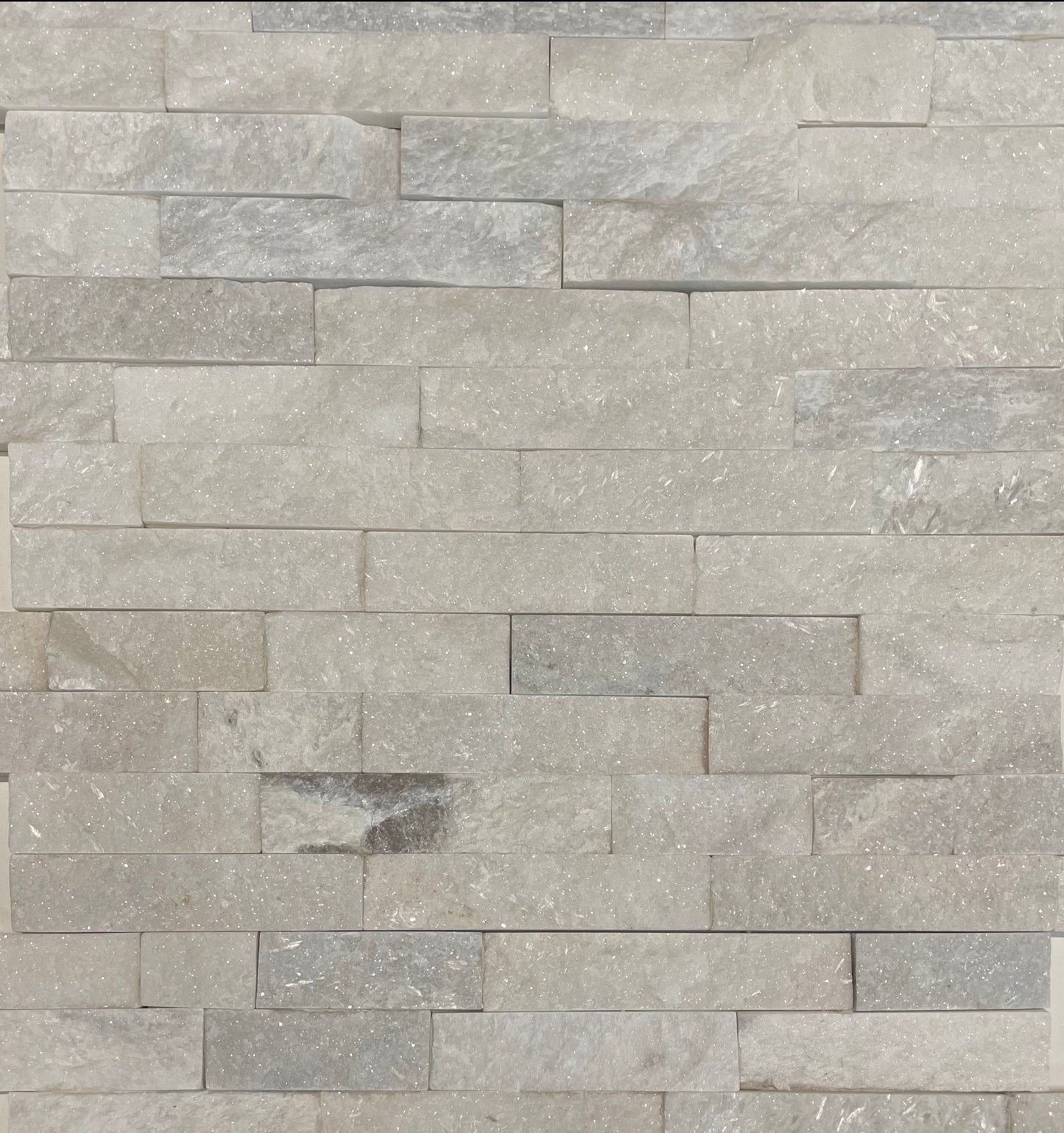 Snow White Ledge Stone- 6" x 24" $9.99/sf 6.21sf/box