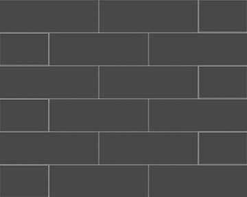 Soho Retro Black Glossy Ceramic Wall Tile 3"x6" $2.87/sf 11 sf/box