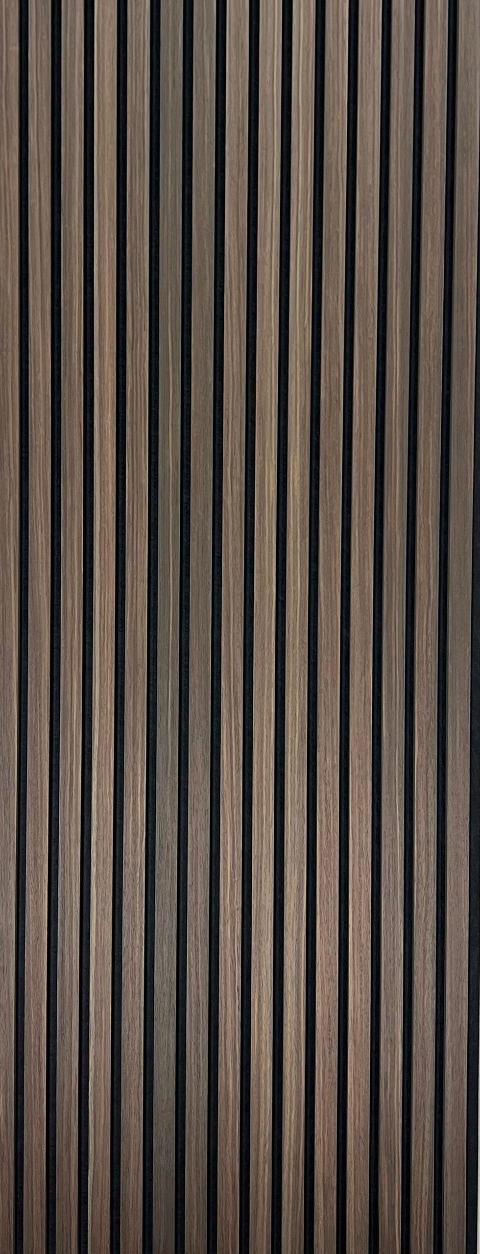 Smoke Walnut Acoustic Wall Panel 2' x 9' $139/ Panel