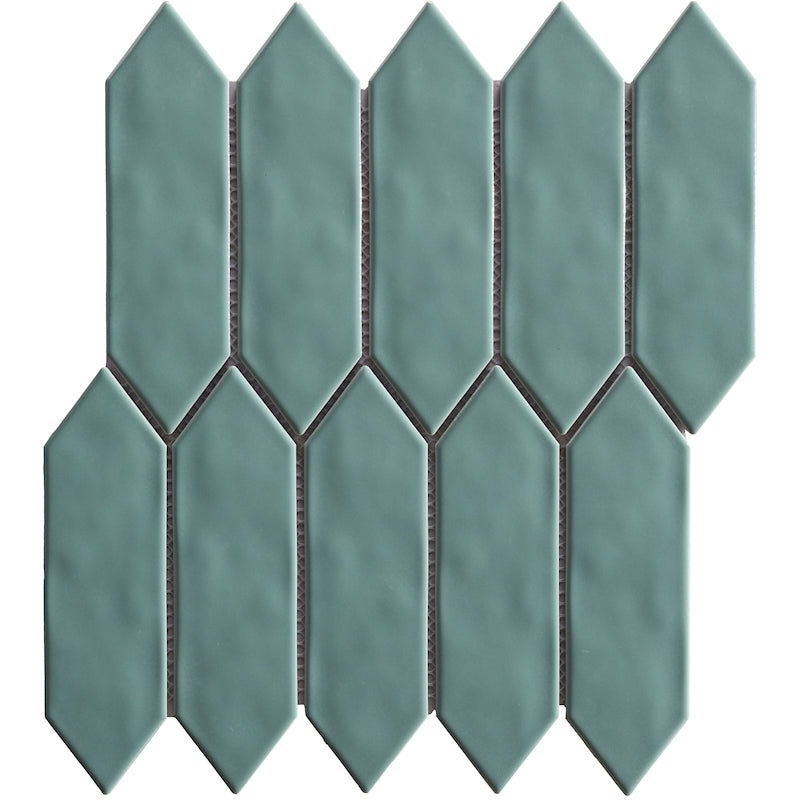 Mondial Seafoam Gloss Picket  12.99/sqf 10.20sqf/box