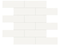 3" x 6" Soho Canvas White Glossy tile $3.39/sf 10.66 sf/box
