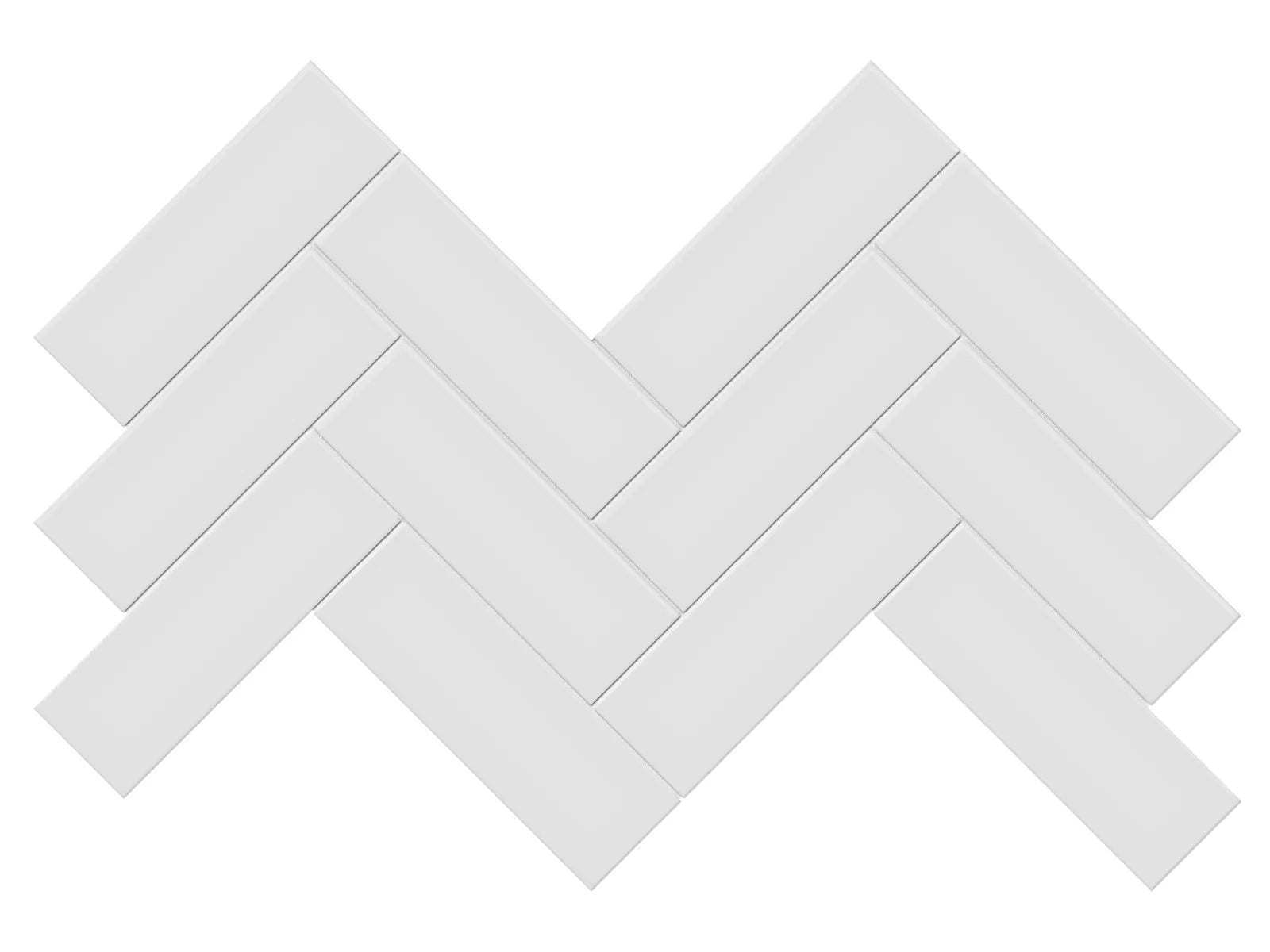 2"x6" SOHO Gallery Grey Herringbone Glossy Glazed $5.29/sqf