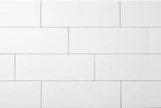 4" x 12" Ice White Subway tile glossy $3.99 11.51sqf/box