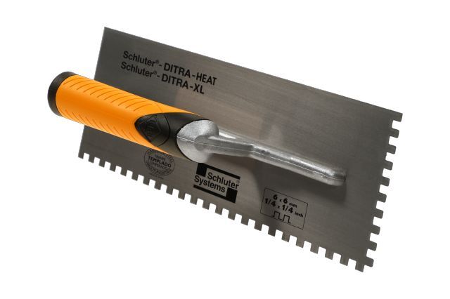 Schluter Ditra-Heat-XL Trowel 1/4 in. x 1/4 in. Square Notch