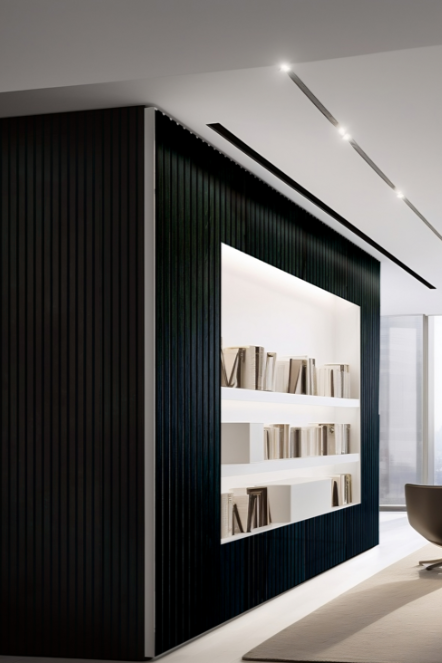 Black Noir Acoustic Wall Panel 2' x 9' $139/ Panel