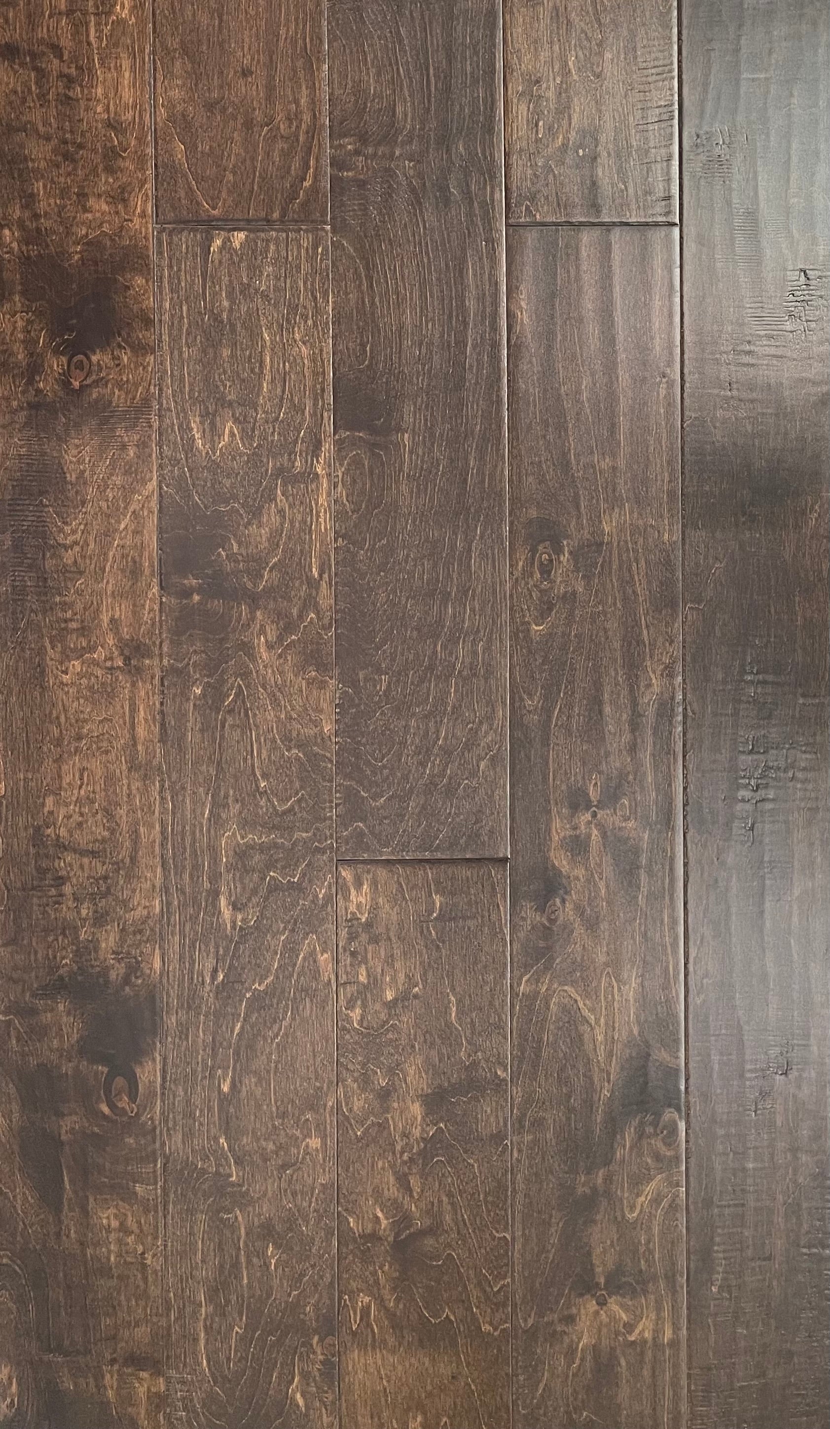 Birch Hardwood: Coffee $3.99/sf 25.58sf/box