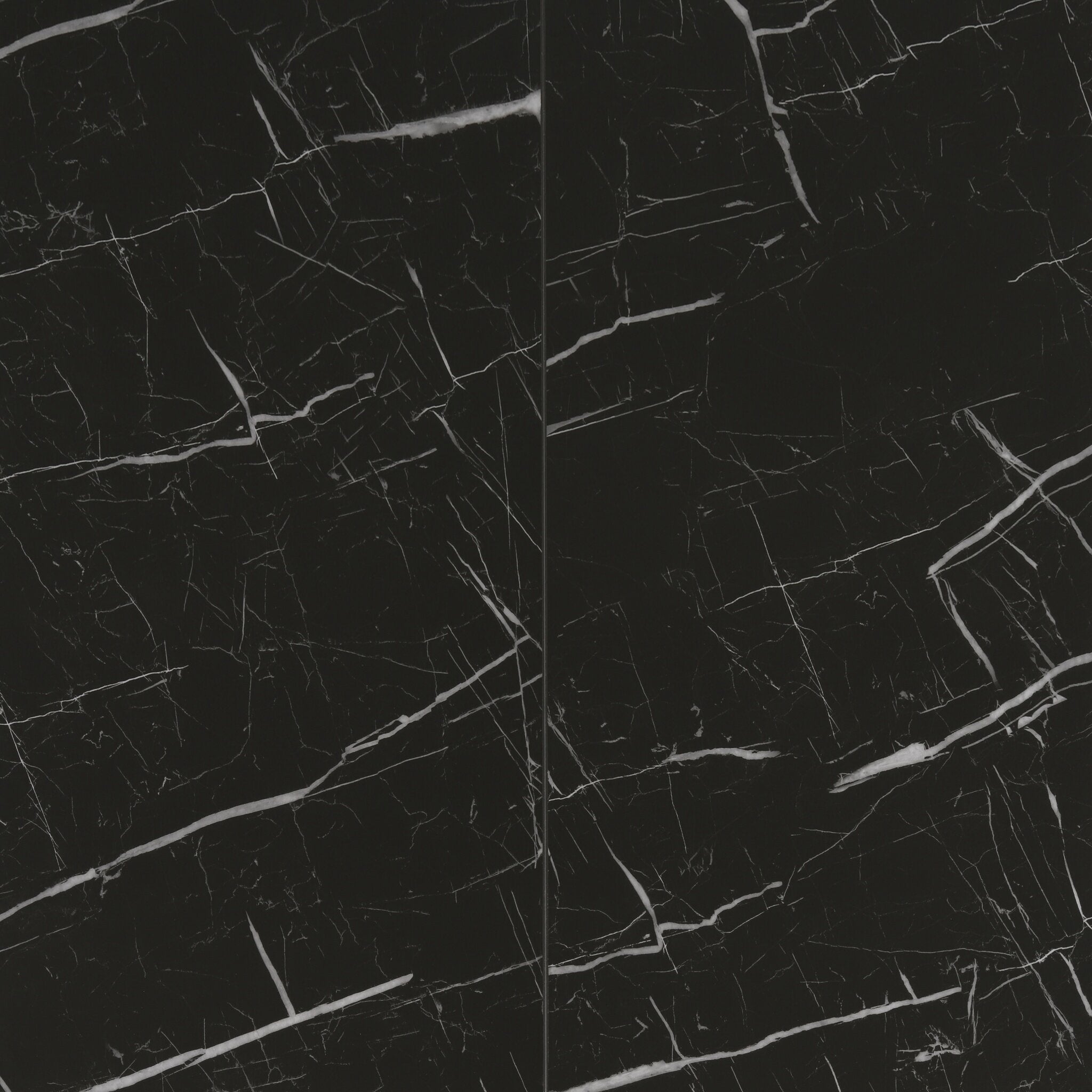 12"x24" Nero Marquina Vinyl Tile (pad attached) $3.99/sf 20.03 sf/box