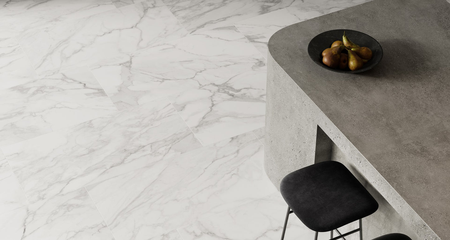 12"x24" Plata Stat Brina Matte Porcelain Tile  $2.49/sqf  15.5sqf/box