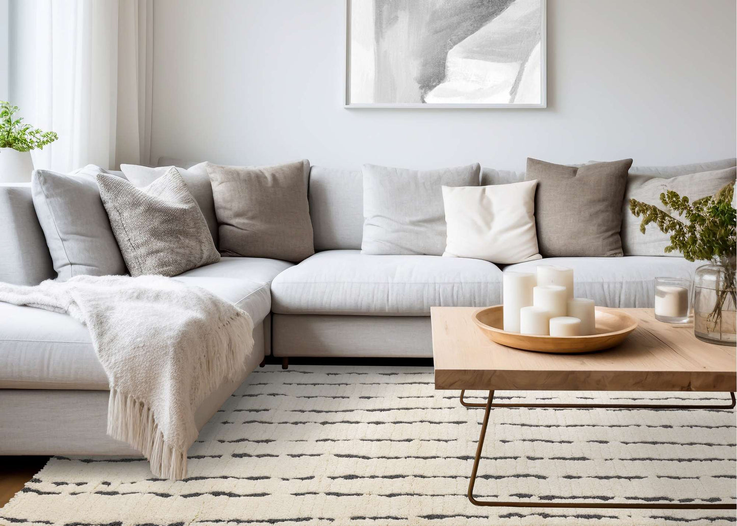 Talia 1319 Cream Grey