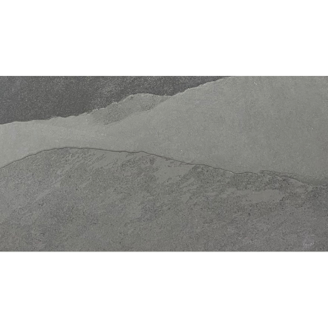 12"x24" Montauk Black Slate Tile $6.99/sqf 10sqf/box