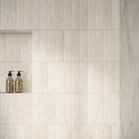 2.5" x 9.5" Cera Bianco Matte $12.99/sqft