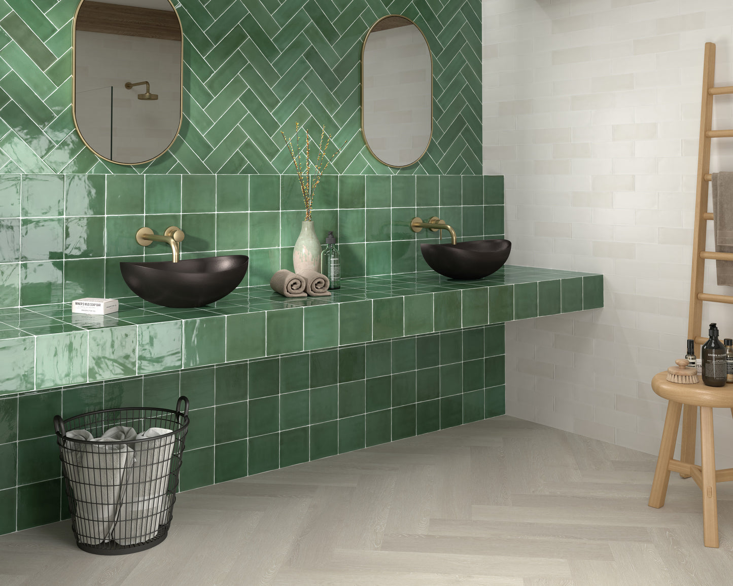 3" x 9" Tabarca Verde $12.99/sqft