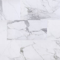 12"x24" Calacatta Legend Vinyl Tile (pad attached) $3.69/sf 19.38 sf/box