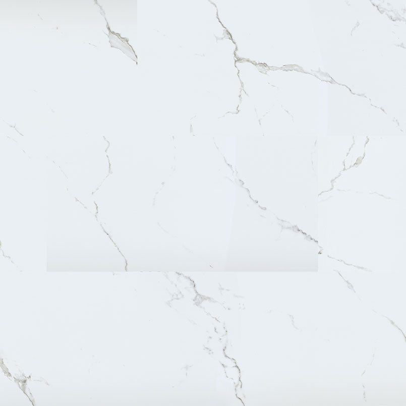 12"x24" Calacatta Serra Vinyl Tile (pad attached) $3.69/sf 19.38 sf/box