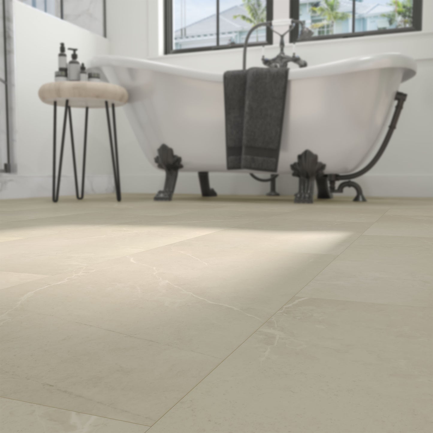12"x24" Essence Vinyl Tile (pad attached) $2.99/sf 19.38 sf/box