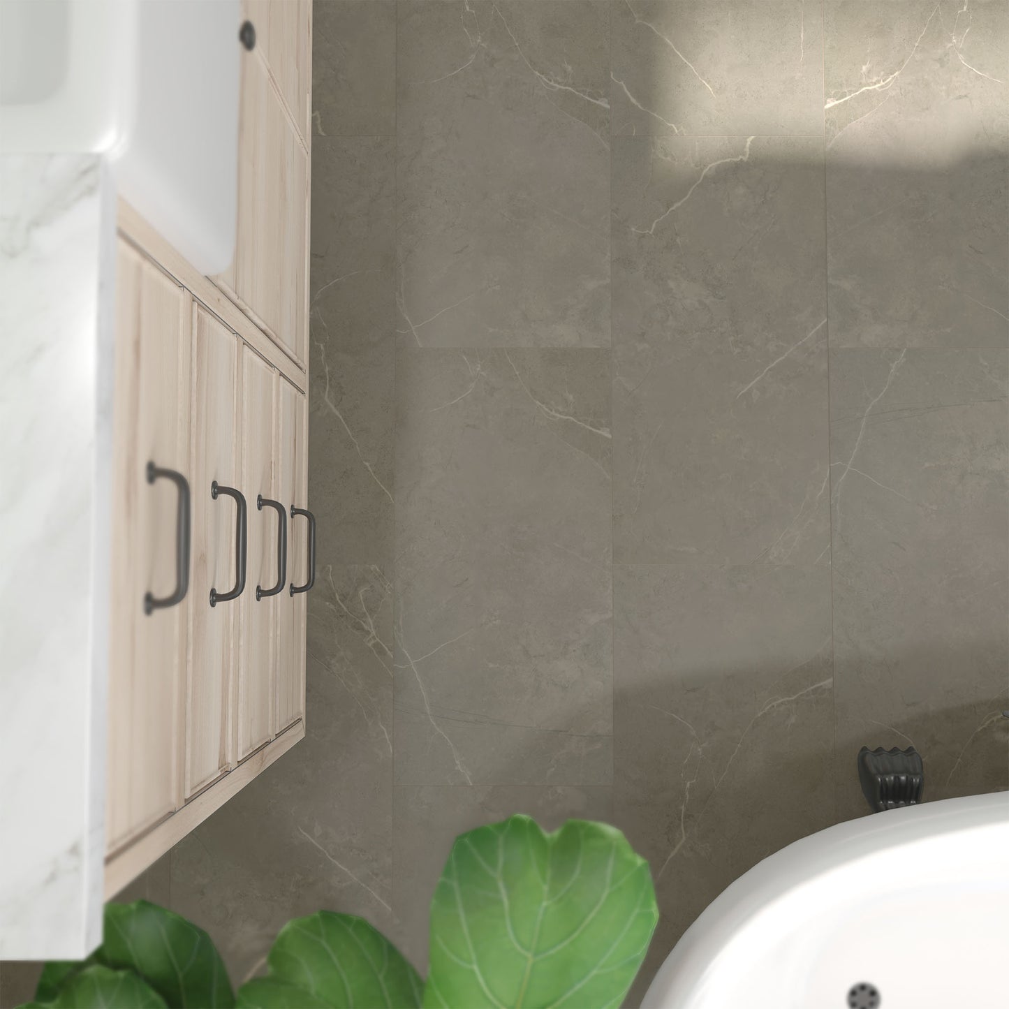 12"x24" Throne Vinyl Tile (pad attached) $2.99/sf 19.38 sf/box