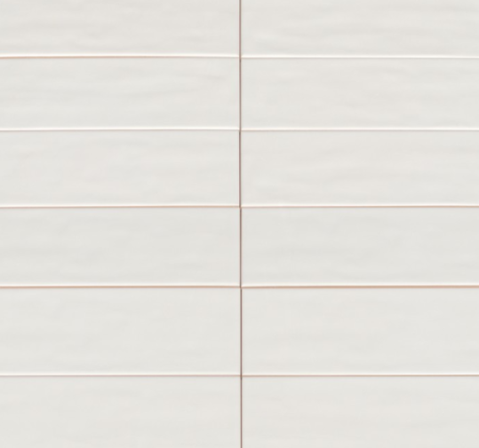 4" x 12" Basto matte White Wall Tile 10.55sq/Box