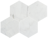 6" Valentino Bianco Hexagon $29.99/sqf