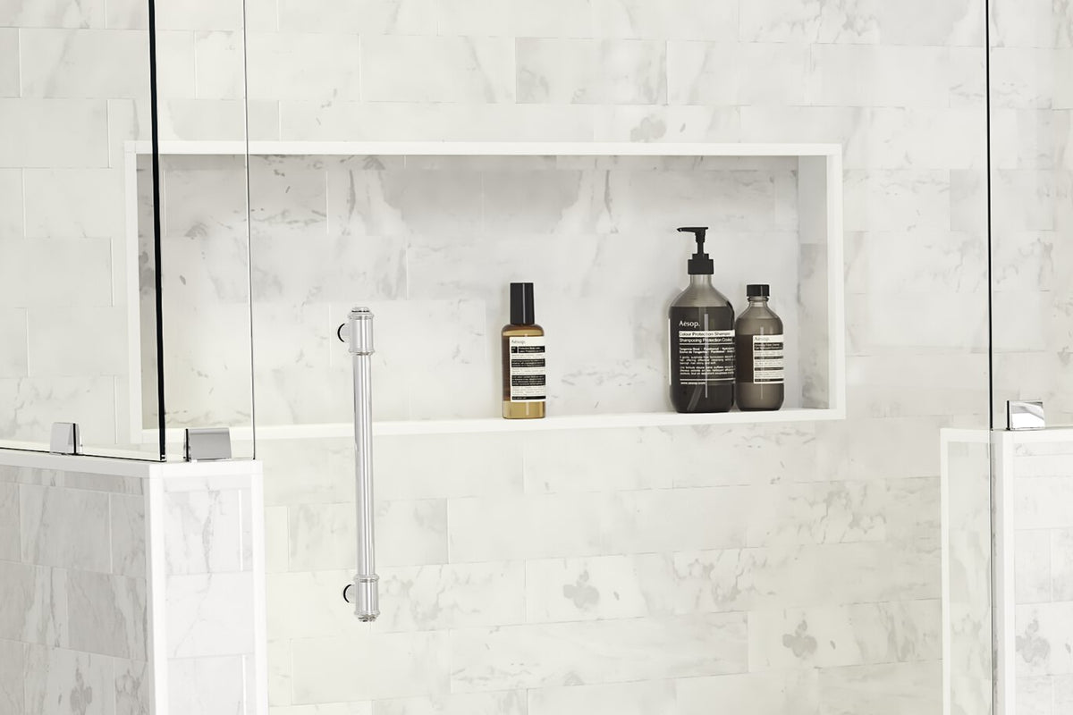Schluter Kerdi-Board-SN Shower Niche with Frame 12 in. W  x 28 in. L x .5 in. T Underlayment for Tile