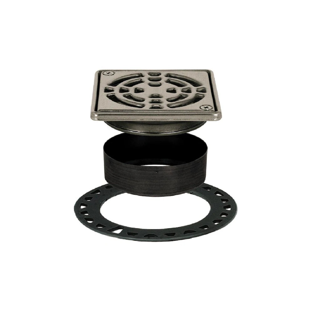 Schluter Kerdi-Drain 4-inch Stainless Steel Drain Grate