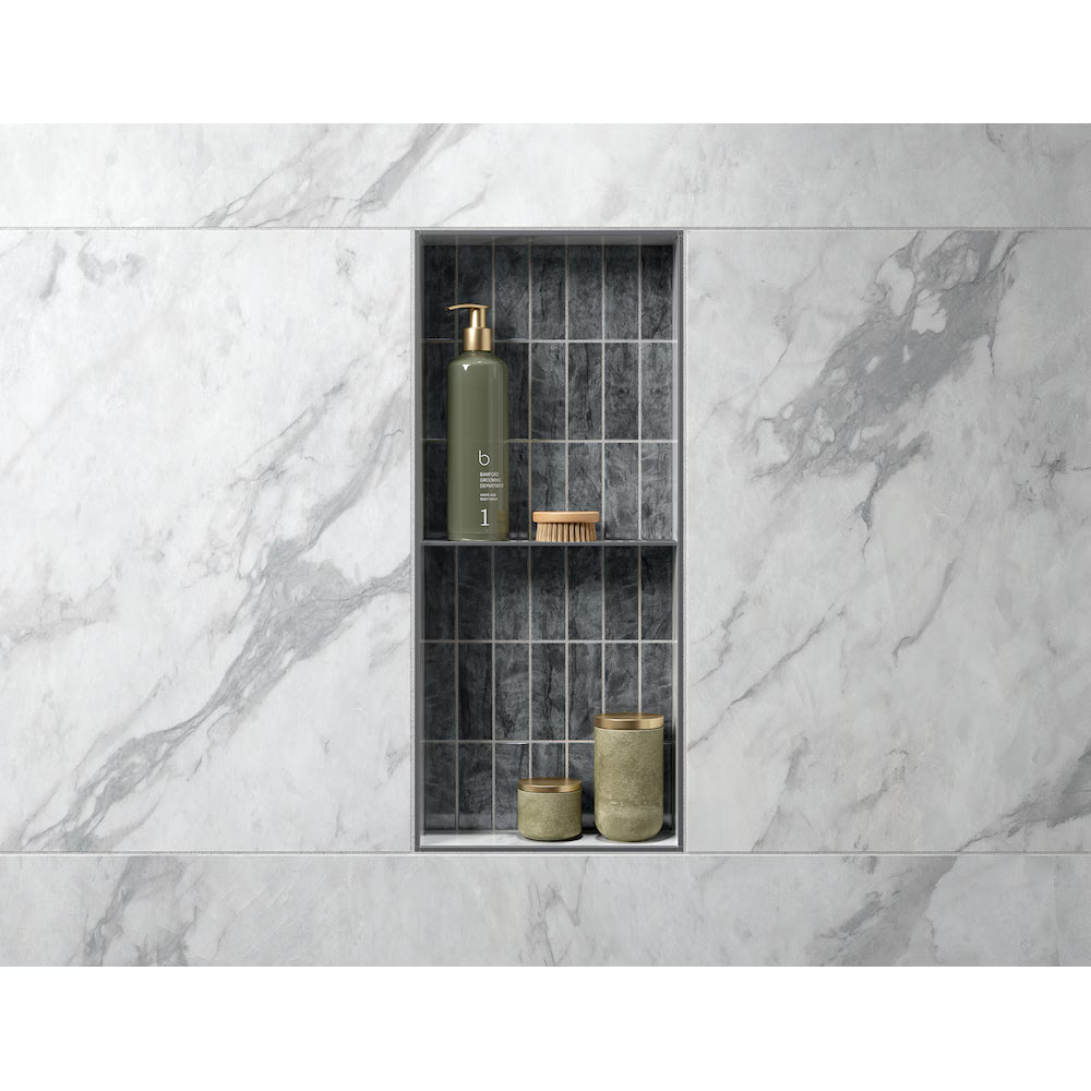 Schluter Kerdi-Board-SN Shower Niche with Frame 12 in. W  x 28 in. L x .5 in. T Underlayment for Tile