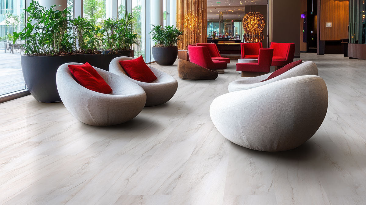 12"x24" Quarzo Taj Vinyl Tile (pad attached) $3.69/sf 19.38 sf/box