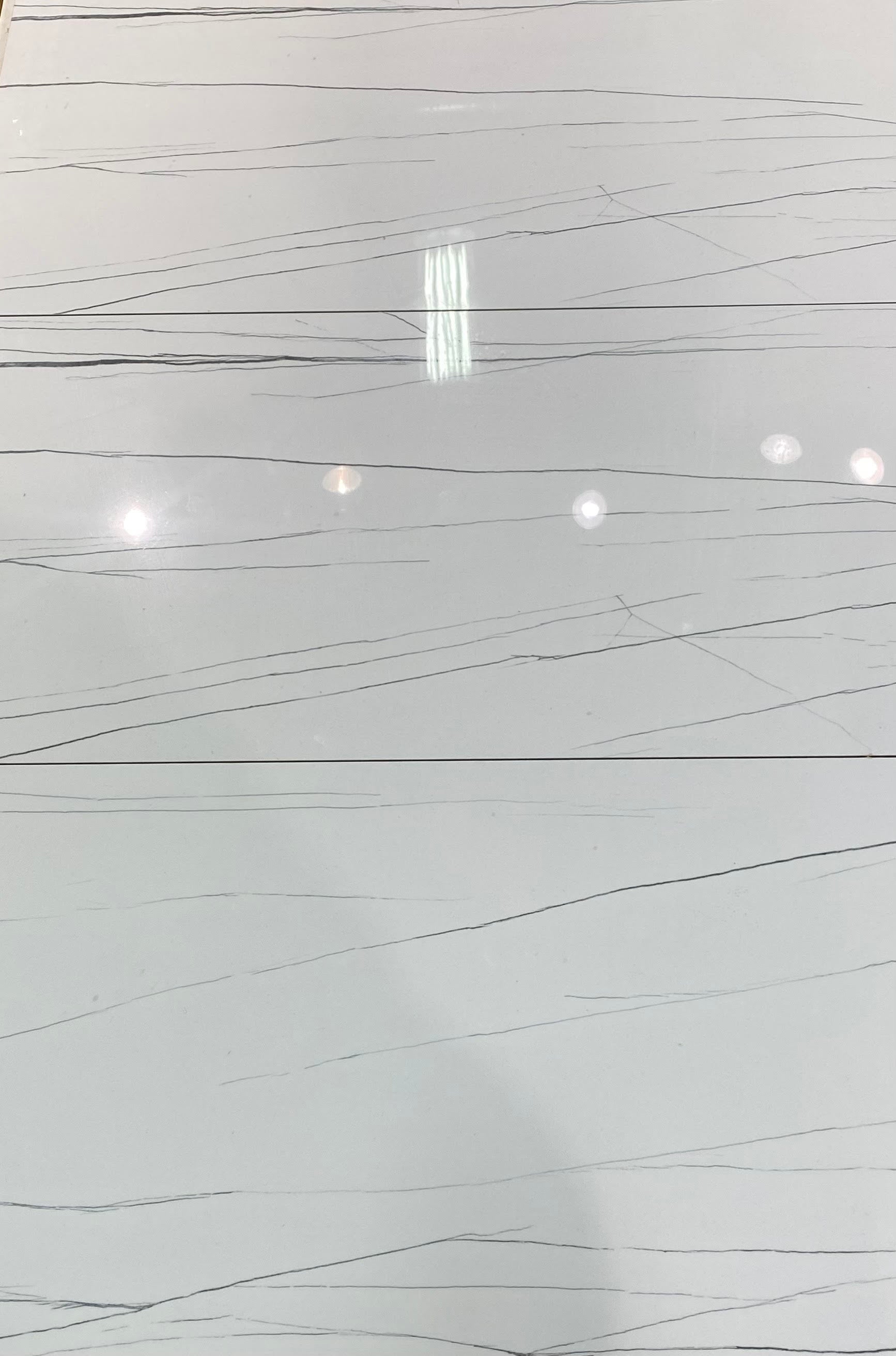 12"x24" Robison White Polished Tile $2.99/sqft 10sqf/box