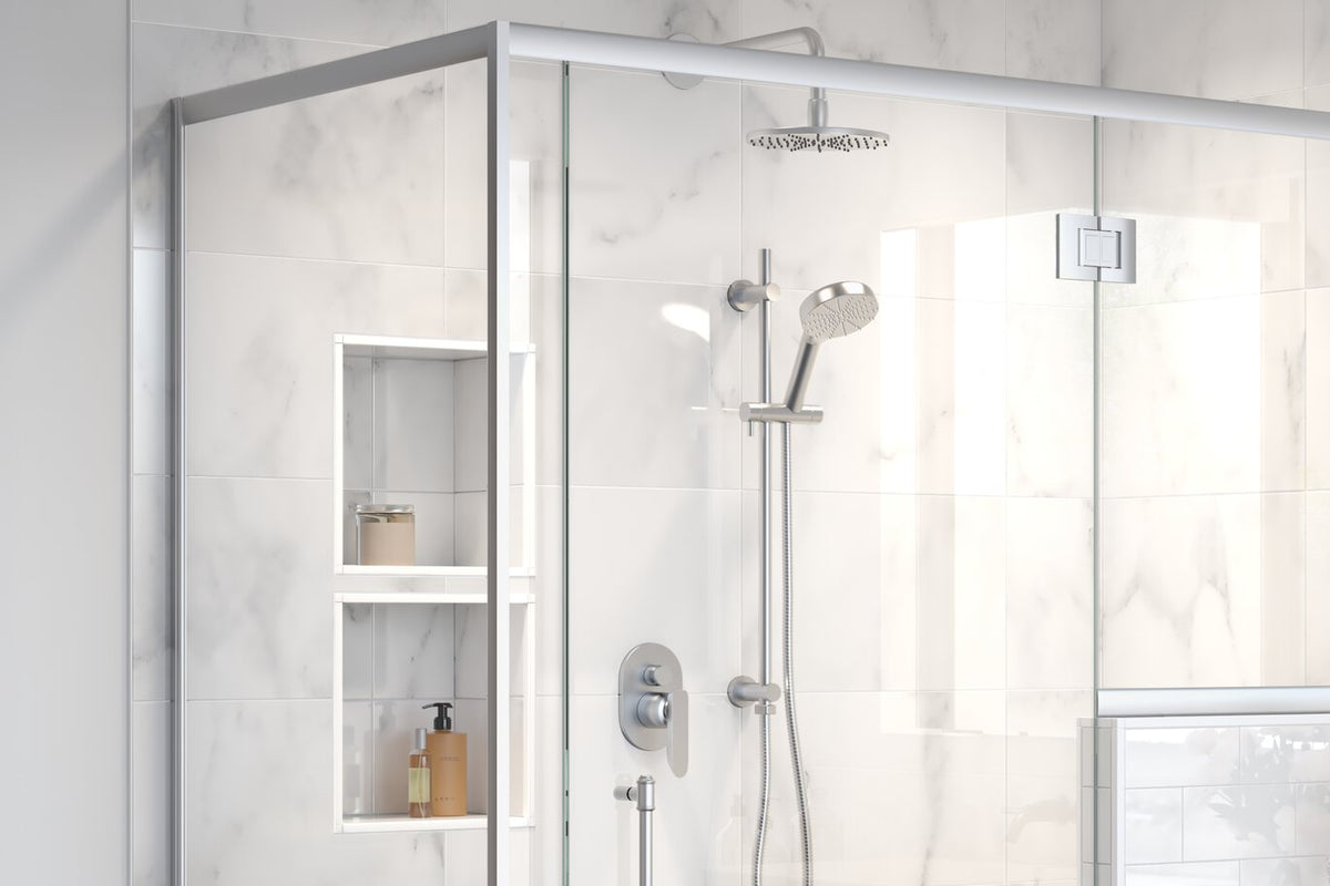 Schluter Kerdi-Board-SN Shower Niche with Frame 12 in. W  x 12 in. L x .5 in. T Underlayment for Tile