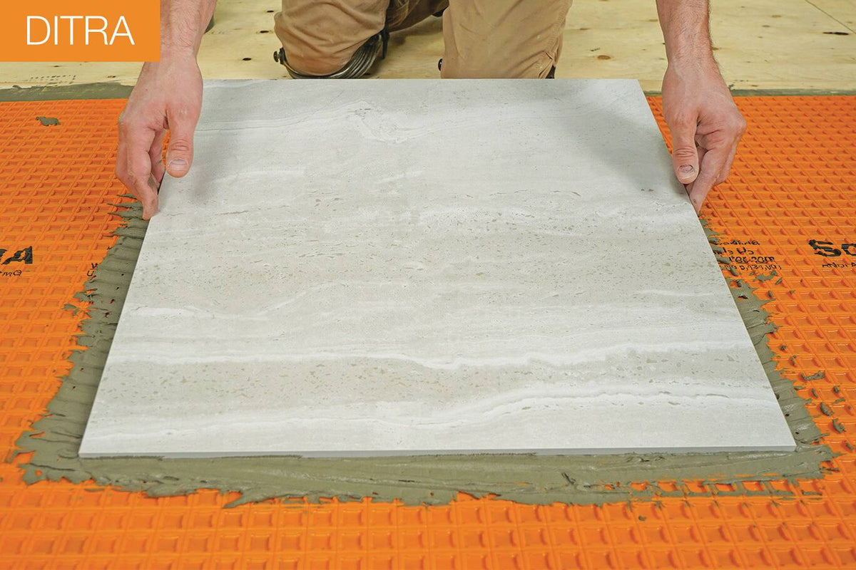 Schluter Ditra 3ft. 3in. x 16 1/2 ft x 1/8 in. Uncoupling Membrane (54sf/roll)