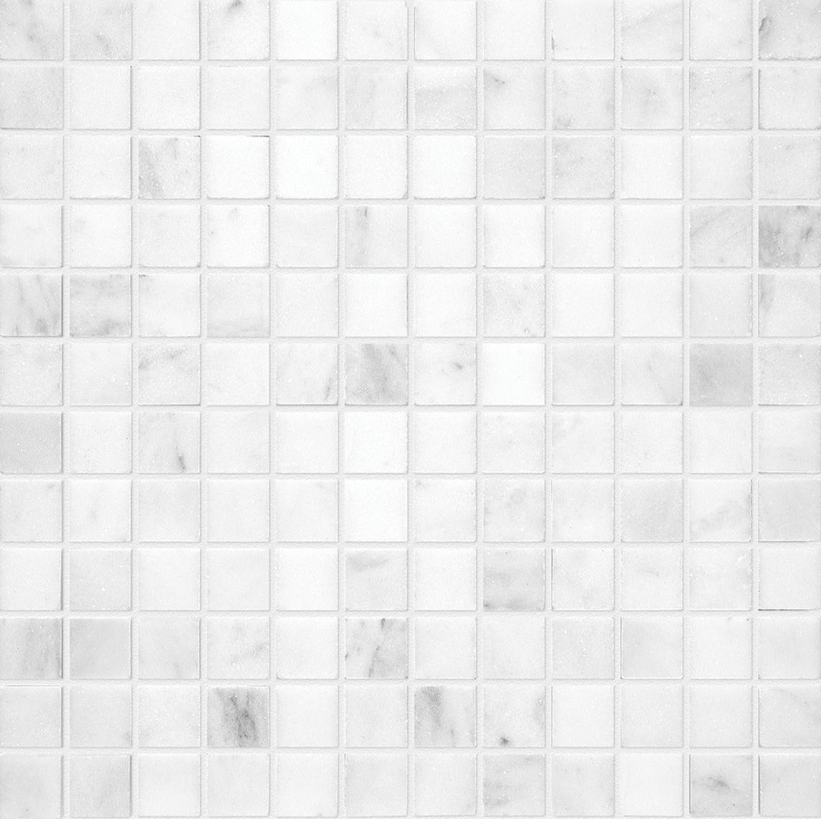 Carrara 2" x 2" Square Porcelain - Backsplash