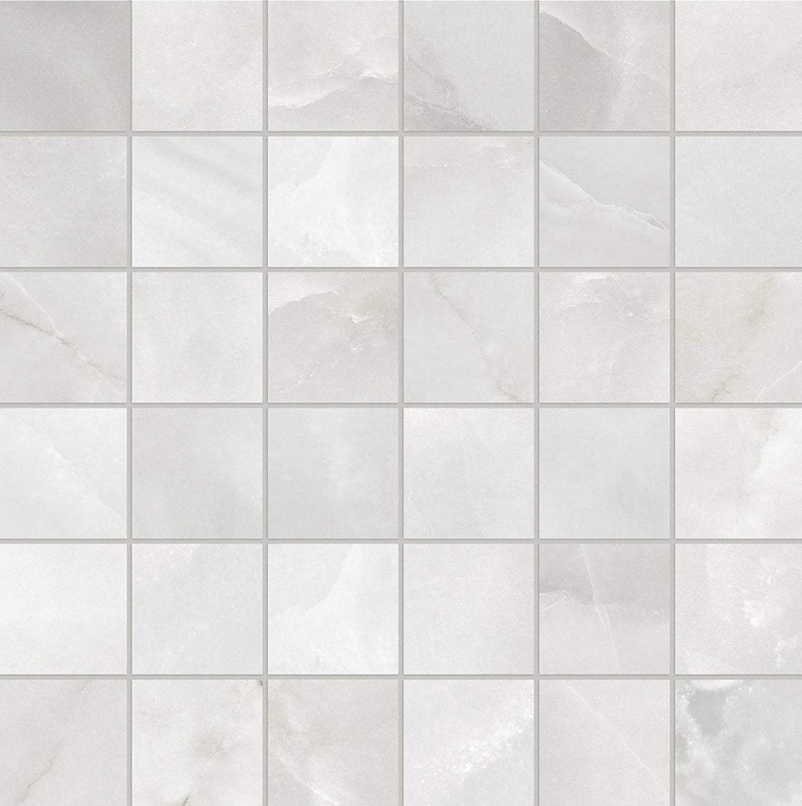 2" x 2" Oriental White Honed Marble - Backsplash