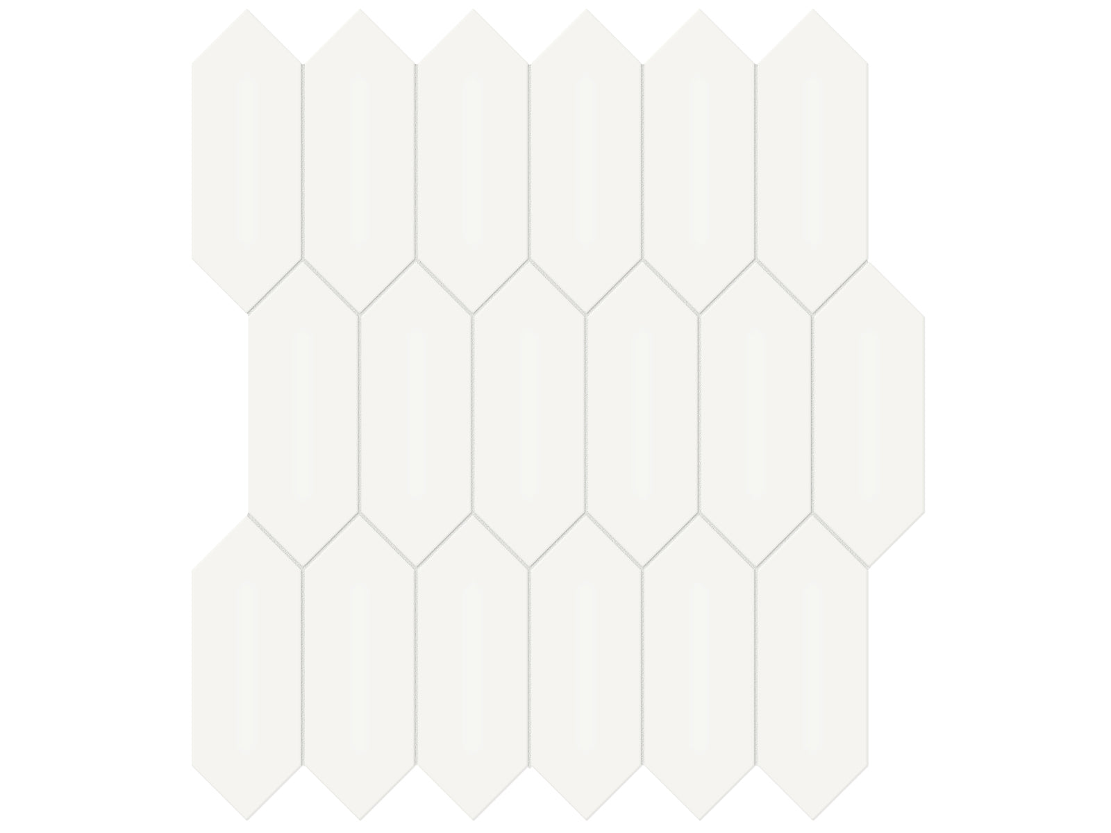 Picket Fence Brilliant White - Backsplash