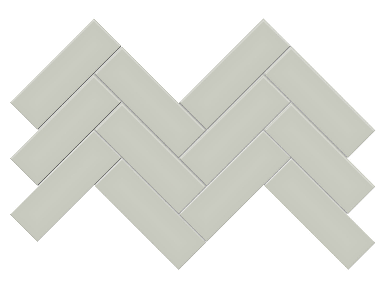 2"x6" Soho Soft Sage Herringbone Matte $5.29/sqf