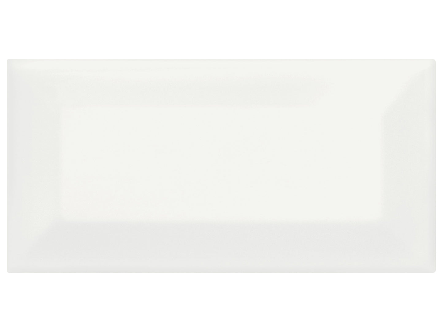 3" x 6" Soho Beveled White Glossy Ceramic Wall Tile $3.69/sf 10.66 sf/box