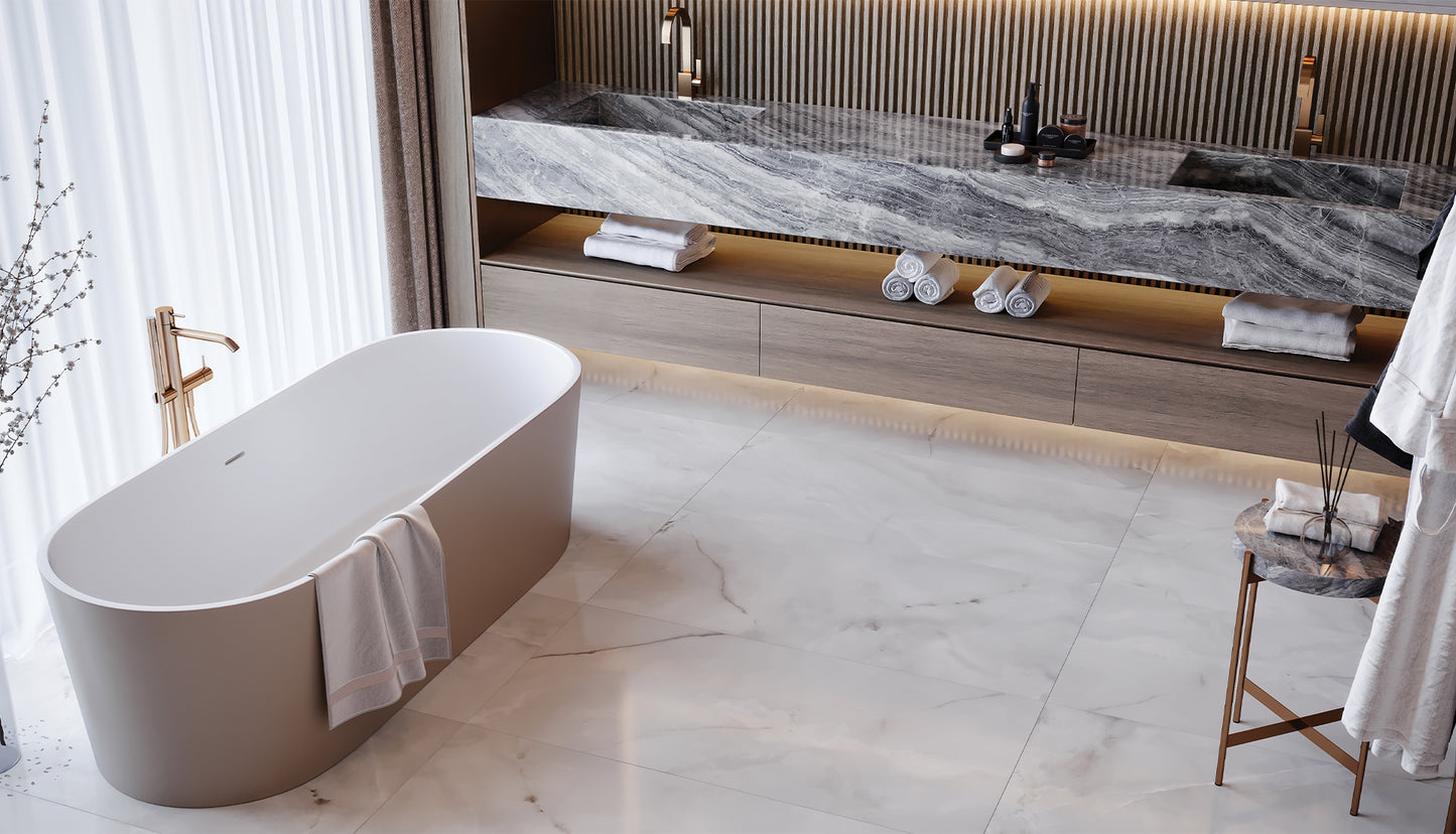 24"x48" La Marca Onyx Nuvolato Honed Porcelain Tile $4.99/sf 15.5 sf/box