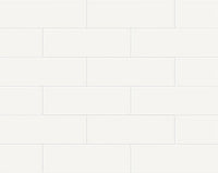 Soho Canvas White Glossy Ceramic Wall Tile 3"x6" $2.99/sf 10.66 sf/box